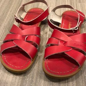 Salt Water Red Sandals